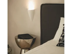 Hot Ledkia Aplique de Pared Yeso Dupmy Torch Blanco