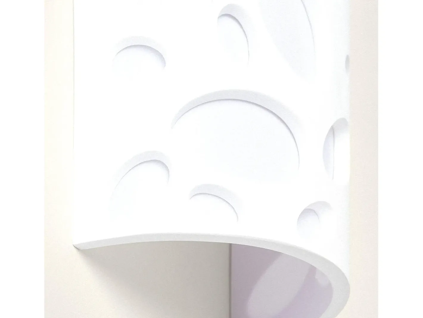Ledkia Aplique de Pared Yeso Hole Blanco Outlet