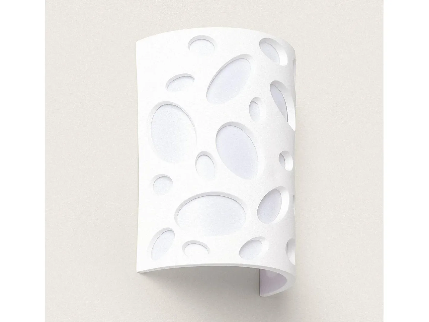 Ledkia Aplique de Pared Yeso Hole Blanco Outlet