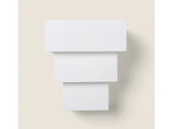 Ledkia Aplique Para Pared-Aplique de Pared Yeso Tatane Blanco
