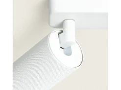Ledkia Iluminación Exterior-Aplique de Techo Aluminio Breixo 3 Focos Blanco Multicolor