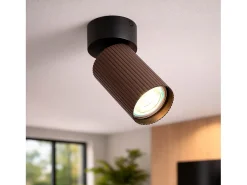 Sale Ledkia Aplique de Techo Aluminio Aritz 1 Foco Bronce