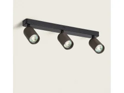 Sale Ledkia Aplique de Techo Aluminio Breixo 3 Focos Bronce Multicolor