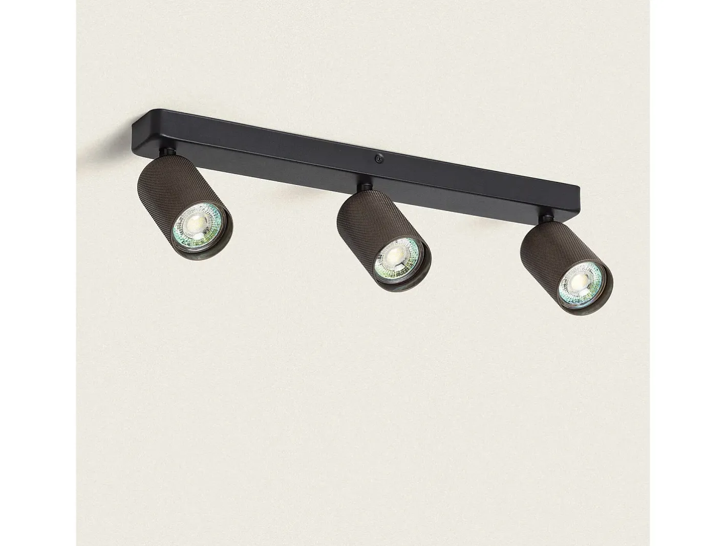 Sale Ledkia Aplique de Techo Aluminio Breixo 3 Focos Bronce Multicolor