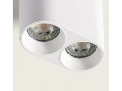 Ledkia Aplique de Techo Circular Doble Traxim Blanco Clearance