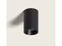 Ledkia Plafón-Aplique de Techo Circular Traxim M Negro