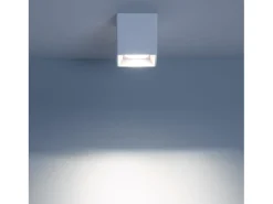 Sale Ledkia Aplique de Techo Cuadrado con Bombilla GU10 Space 6000K Frío Blanco