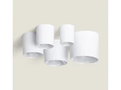 Outlet Ledkia Aplique de Techo LED 30W Aluminio Syrah Seleccionable (Cálido-Neutro) 2700K - 3300K - 4000K Blanco
