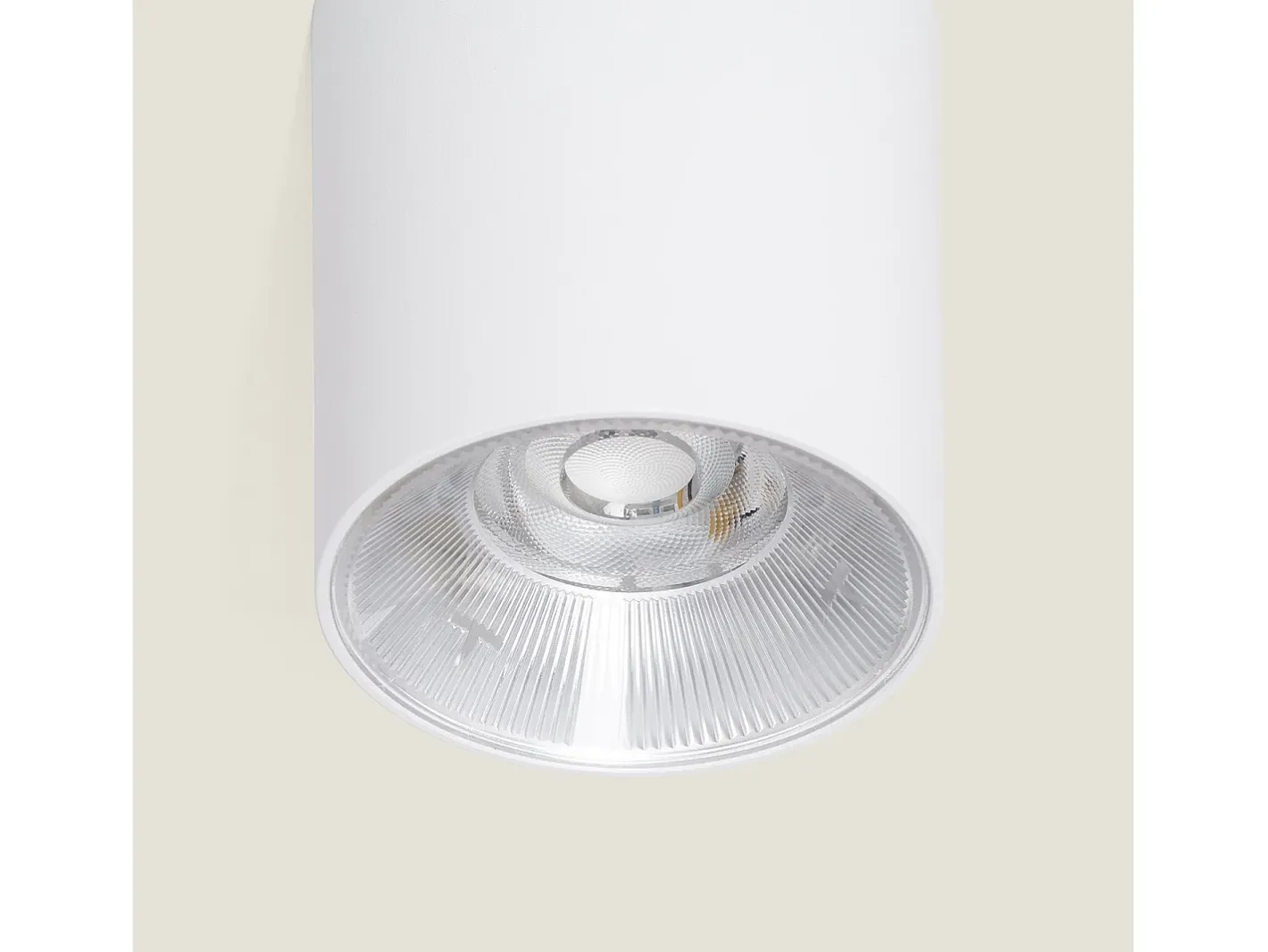 Outlet Ledkia Aplique de Techo LED 7W Aluminio Syrah Seleccionable (Cálido-Neutro) 2700K - 3300K - 4000K Blanco