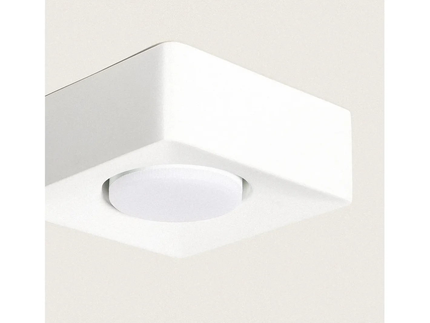 Ledkia Aplique de Techo Yeso 1 Foco Quman Blanco Discount