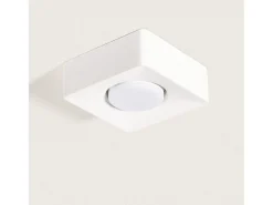 Ledkia Aplique de Techo Yeso 1 Foco Quman Blanco Discount