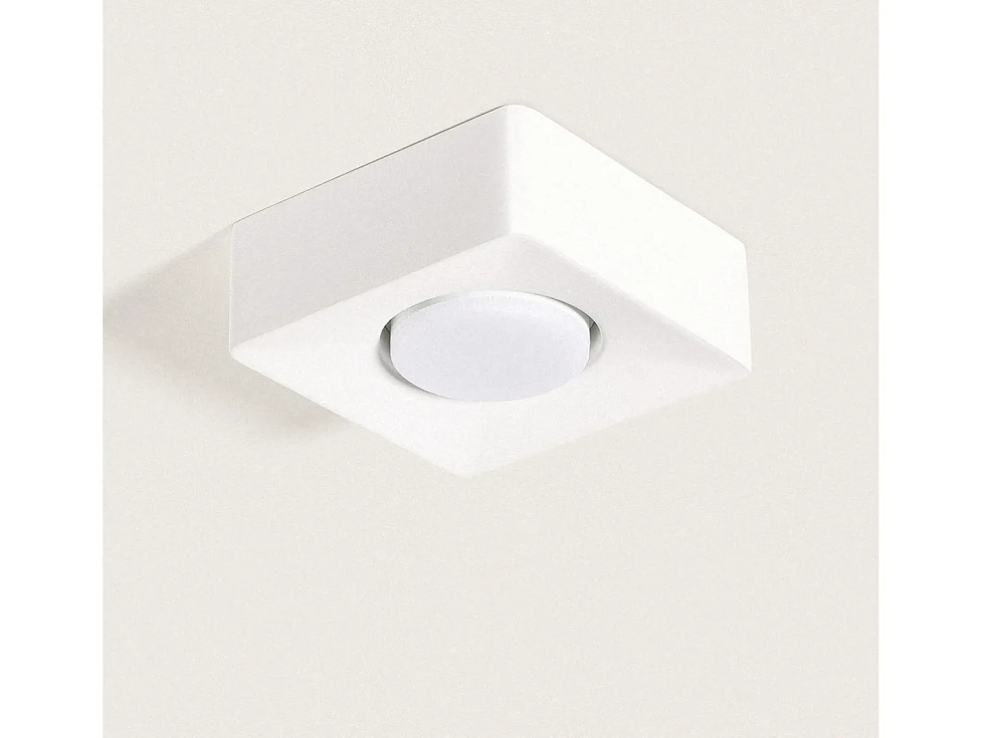 Ledkia Aplique de Techo Yeso 1 Foco Quman Blanco Discount