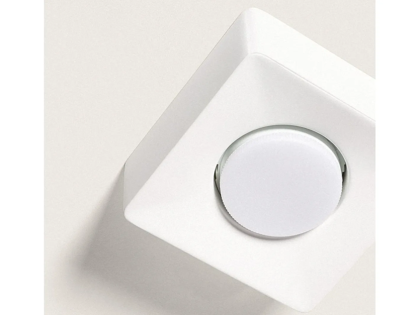 Ledkia Aplique de Techo Yeso 1 Foco Quman Blanco Discount