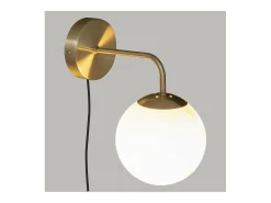 Atmosphera Aplique dorada de vidrio Dorado Outlet