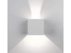 Aplique LED Cubetto IP54 6,5W con aletas orientables Blanco Hot