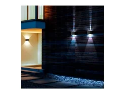 Aplique LED Cubetto IP54 6,5W con aletas orientables Blanco Hot