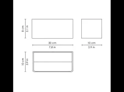 Aplique LED Cubetto IP20 11,4W Blanco Outlet