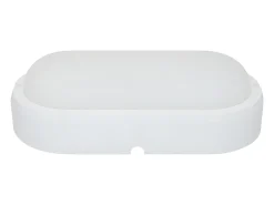 7H SEVENON Iluminación Exterior-Aplique LED de Exterior Ovalado 15W 1500lm 4000K 20000H 7hSevenOn Premium Blanco