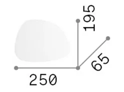 Ideal Lux Aplique LED Decorativo , 3000K Blanco Outlet