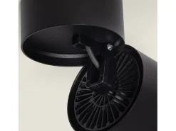 Online Ledkia Aplique LED 30W de Aluminio Circular New Onuba 2700K Blanco Cálido Negro