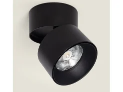 Online Ledkia Aplique LED 30W de Aluminio Circular New Onuba 2700K Blanco Cálido Negro