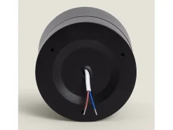 Ledkia Aplique Para Pared-Aplique LED 30W de Aluminio Circular New Onuba 4000K Blanco Neutro Negro