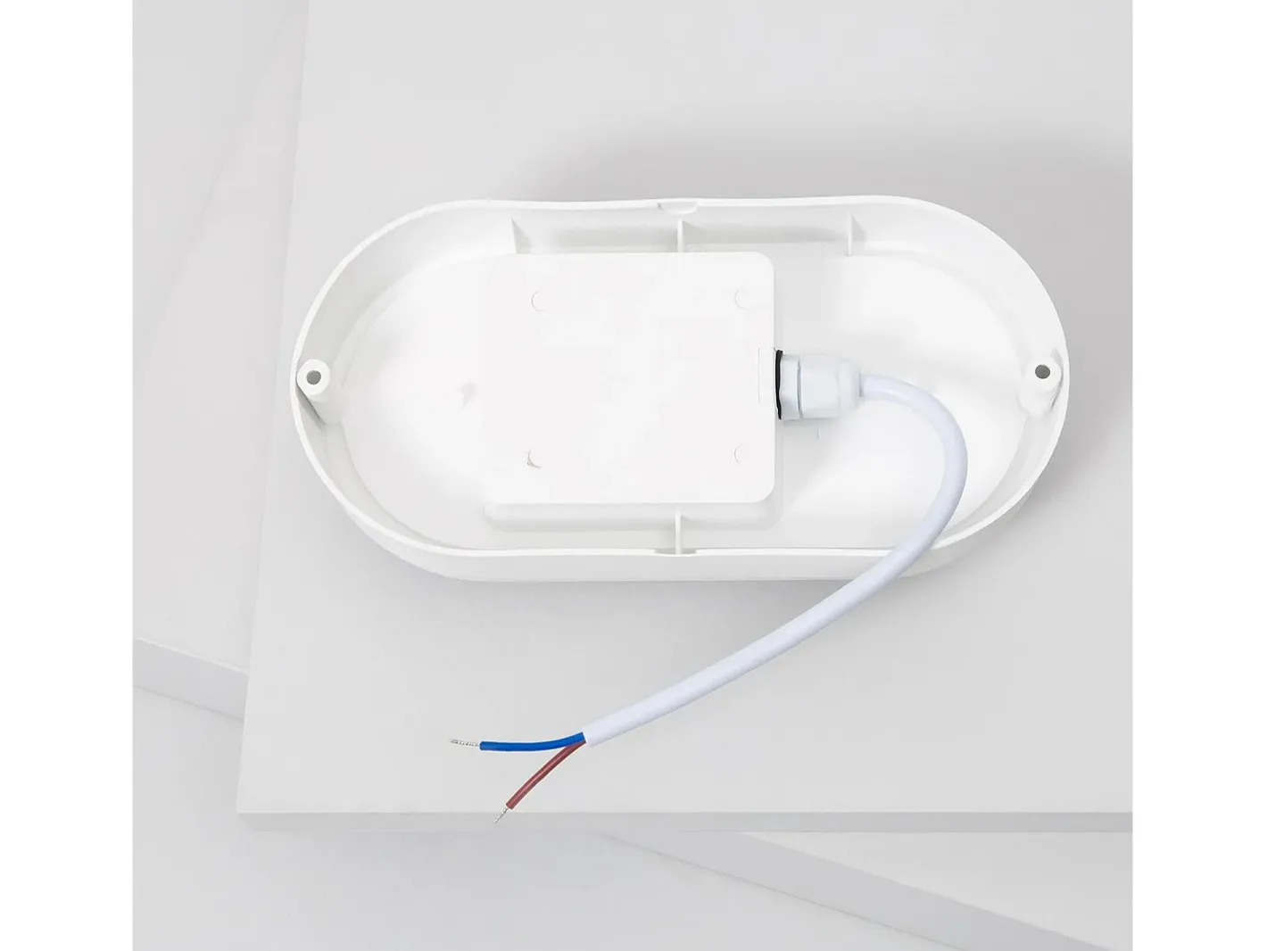 Ledkia Aplique LED 25W Oval IP65 White 6500K Frío Blanco Clearance