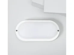 Ledkia Aplique LED 25W Oval IP65 White 6500K Frío Blanco Clearance
