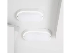 Sale Ledkia Aplique LED 25W Oval IP65 White 4000K Neutro Blanco