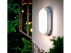 Sale Ledkia Aplique LED 25W Oval IP65 White 4000K Neutro Blanco