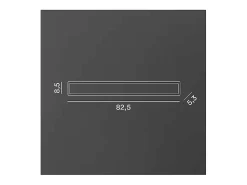 Aplique LED WALLY de aluminio 19W 3000K Perenz 82,5 cm Negro Outlet