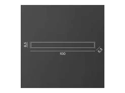 Online Aplique LED WALLY de aluminio 22W 3000K Perenz 100 cm Blanco
