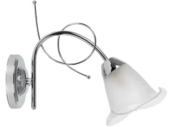 AKUNADECOR Aplique Modelo Adelfa Cromo 1 Luz Plateado Hot