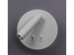 Aplique Para Pared-Aplique Mondrian Lumit 11W luz LED 657lm Ø14 cm Blanco