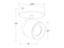 Ledkia Aplique Orientable Aluminio 1 Foco Caleb Dorado Online