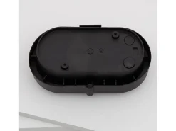 Ledkia Iluminación Exterior-Aplique Oval Rejilla Negro