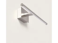 Ledkia Aplique Para Pared-Aplique para Cuadros LED 1.8W Slimlight con Batería Níquel Blanco