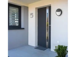 New AKUNADECOR Aplique Para Exterior Modelo Coliandro Acabado Ip65 Gris