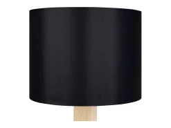 TOSEL Aplique Para Pared-Aplique ,madera,natural,A22xD 21x P 14cm Negro