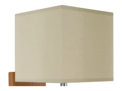TOSEL Aplique ,madera,natural,A 15x D17xP20 cm Color natural claro Hot