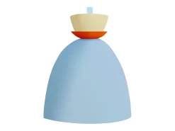 Online TOSEL Aplique ,metal, ,A24xD14xP23,5cm Azul