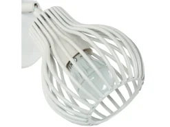 TOSEL Aplique Para Pared-Aplique ,metal, ,A20xD11xP17cm Blanco