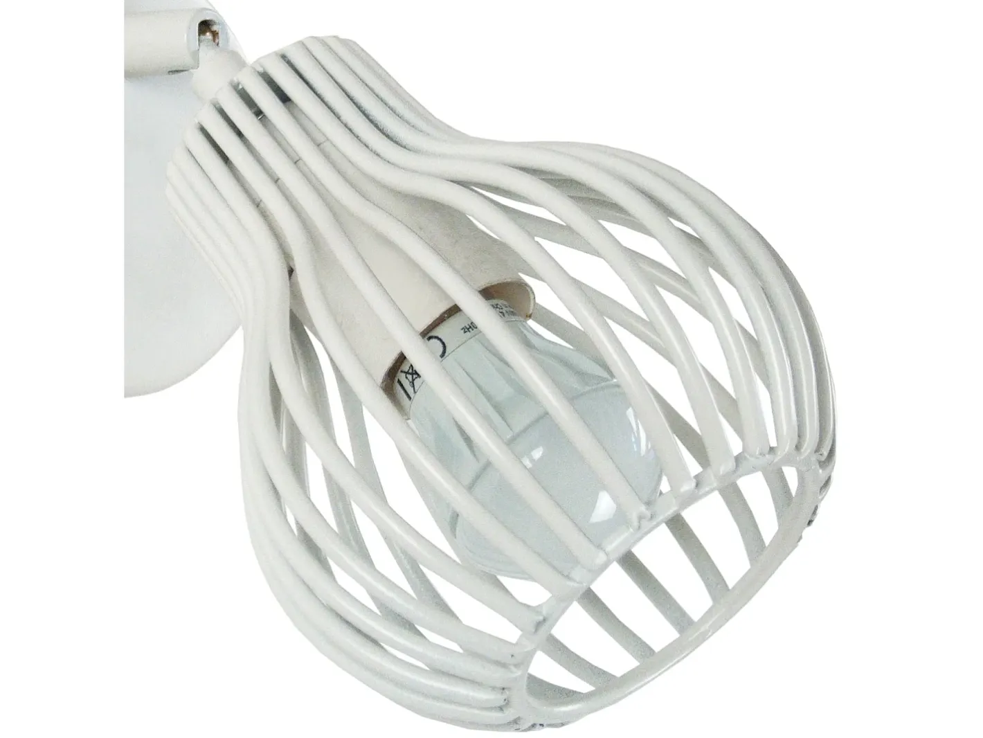 TOSEL Aplique Para Pared-Aplique ,metal, ,A20xD11xP17cm Blanco
