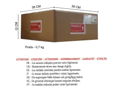 TOSEL Aplique Para Pared-Aplique ,metal,, A11xD12xP 25cm Blanco