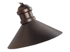 TOSEL Aplique Para Pared-Aplique ,metal,Bronce ,A37xD35xP35cm Cobrizo