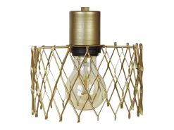 TOSEL Aplique Para Pared-Aplique ,metal, ,A22xD 16x P 16 cm Dorado