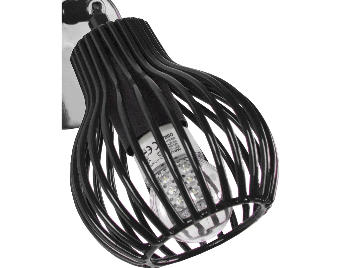TOSEL Aplique ,metal, ,A20xD11xP17cm Negro Discount