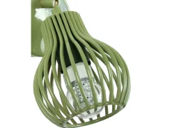 TOSEL Aplique Para Pared-Aplique ,metal,Negro,A20xD11xP17cm Verde