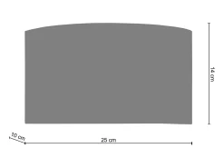 TOSEL Aplique Para Pared-Aplique ,metal, ,A10xD14xP25cm Violeta