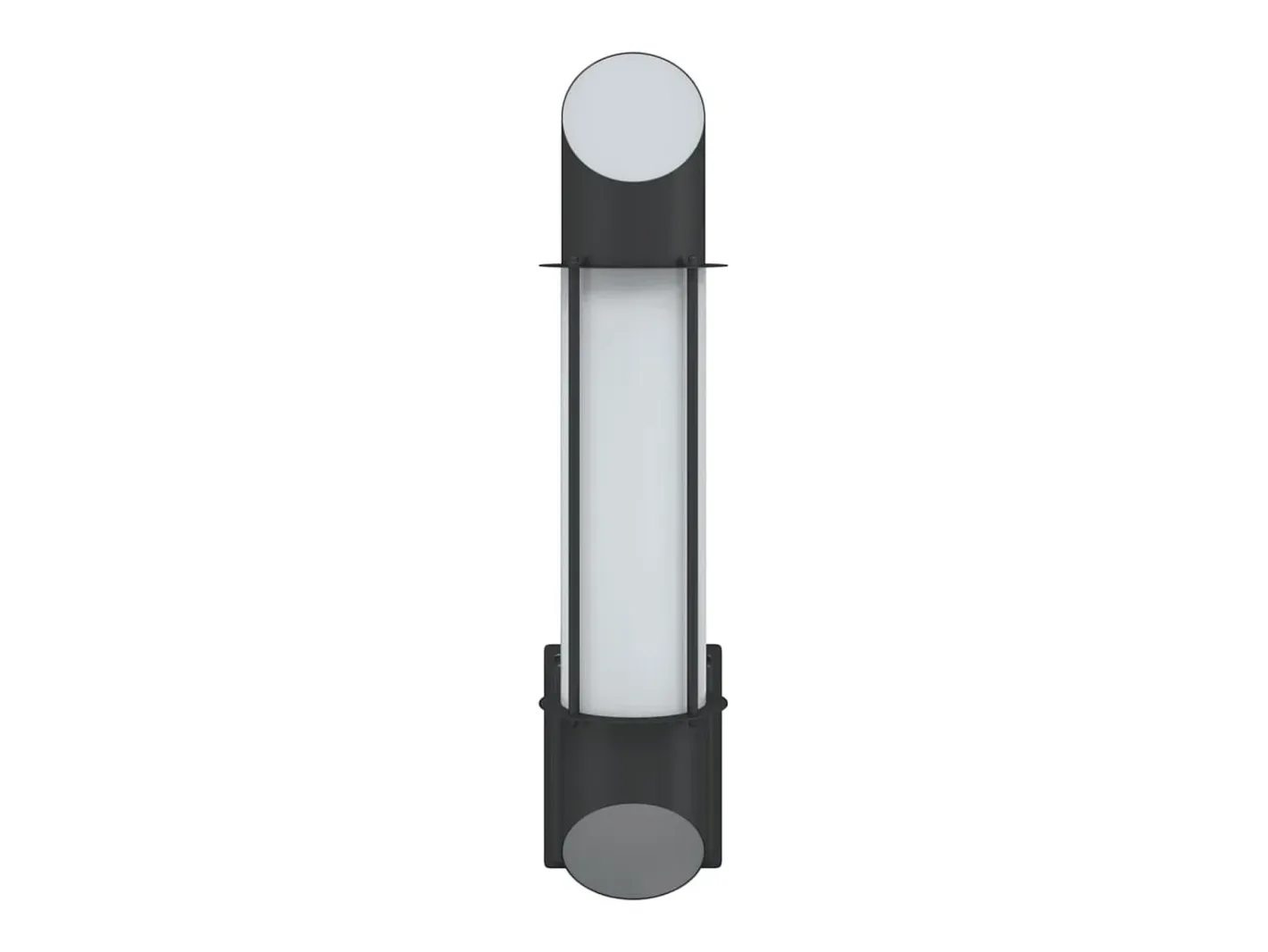 Apliques de exterior 2 unidades acero inoxidable ES957406 Negro Best